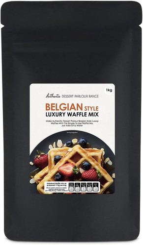Luxury belgian style waffle - belgian,