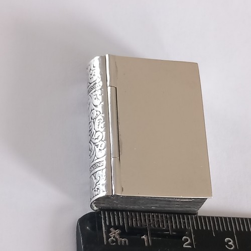 Novelty hallmarked silver pill - novelty,