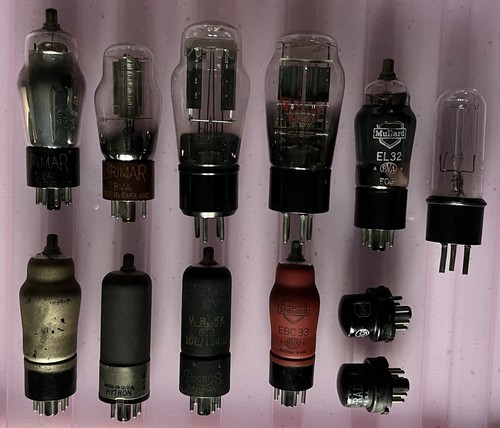 Vintage vacuum tube valves - tube,