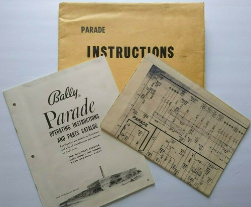 Bally parade 1956 original - bally,