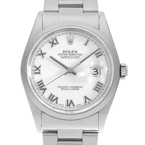 Rolex datejust 16200 white - rolex,