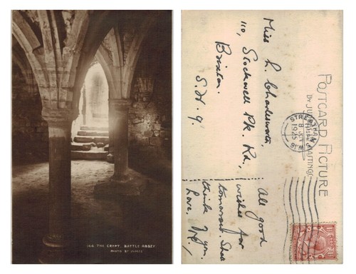 Vintage postcard the crypt - vintage,