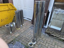 Stainless Steal Chimney Flue Pipes Which Are Used In Chimney Systems For Venting