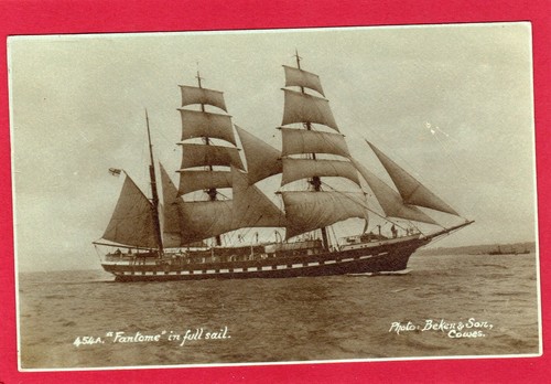 Fantome schooner full sail - schooner,