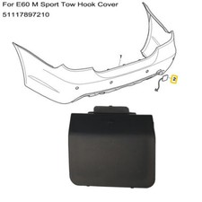Rear Bumper Tow Eye Hook Cover Cap For BMW 5 Series E60 528i 530i M Sport 03-10