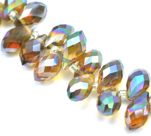 Crystal glass teardrop - glass,