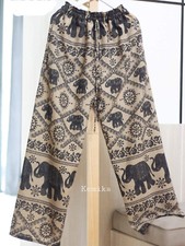 Ladies wide leg pants palazzo - leg,