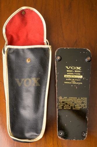 Vox v846 wah 1969 made - vox,