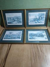 4 Vintage Sporting Prints