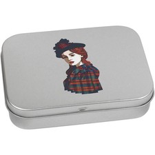 'Scottish Woman In Tartan'