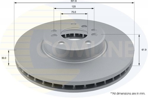 Brake discs set - discs,