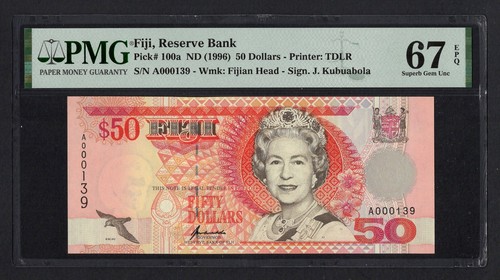Fiji dollars p100a - dollars,