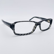 CHANEL eyeglasses LACE BLACK RECTANGLE glasses frame MOD: 3167 C.1125