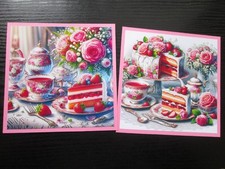 Set of 2 x VINTAGE SHABBY CHIC