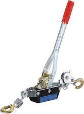 2 Ton Winch,Hand Cable Puller with 2 Hooks 1m/3.28FT Hand Power Cable Puller