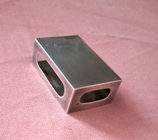 Hall Marked Silver Match Box Holder Birmingham 1914