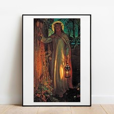 Art print Holman Hunt The Light of the World giclee poster gallery wall art