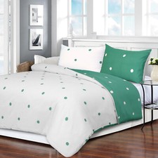 Duvet Quilt Cover Luxury Reversible Floral Bedding Set Single Double King Sizes