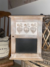 3D Shabby Chic Key Cupboard Blackboard Chalk Board Kitchen French #cottagecore