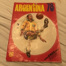 FKS ARGENTINA 78 WORLD CUP STICKER ALBUM - incomplete 