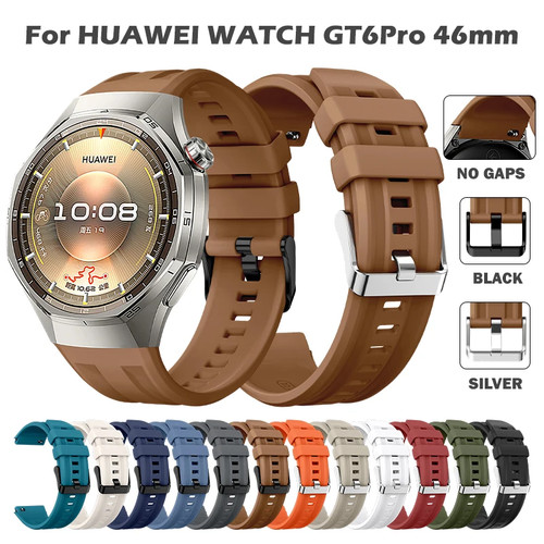 Soft silicone watch strap - soft, for