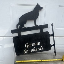 GERMAN SHEPHERD  metal  sign