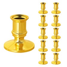 10X Gold Pillar Candle Base