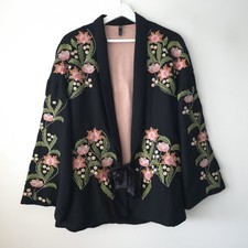 Zara Embroidered Black Boho