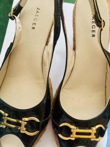 Jaeger black patent leather - jaeger,