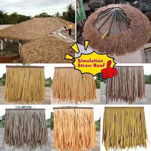 Straw roof thatch simulation - straw,