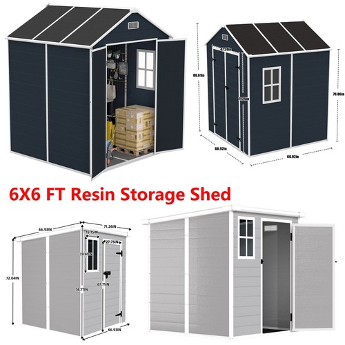 6x6 resin storage shed - ft,