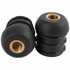Preston Innovations Leg End Caps Threaded Brass Fishing Box Leg Accessory Pair