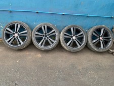 JAGUAR XF XK 20" ALLOY WHEELS KALIMNOS 8.5J OEM C2P21173 GLOSS BLACK SET OF 4