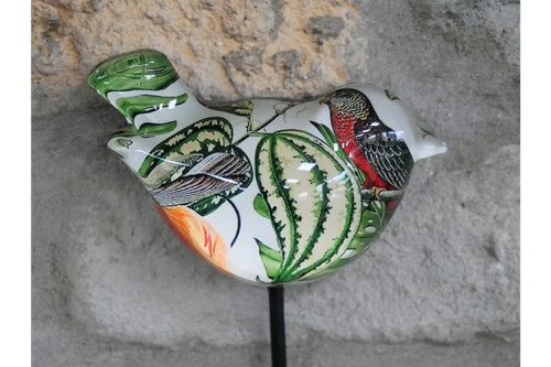 Single glass bird - bird, hook