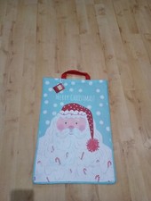 3 X Tesco Reusable Gift Bag Santa Jumbo 71x49cm (Flat)