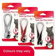 Beaphar Cat Flea Collar Red, Blue & Black FOR FLEAS TREATMENT UK STOCK FREE POST