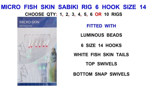 Micro fish skin - sabiki, 6