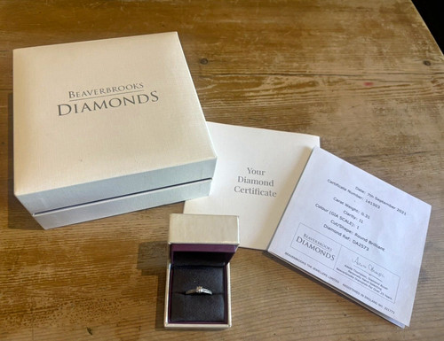 Beaverbrooks 9ct white - white, gold