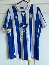 Sheffield Wednesday 2023-2024 Home Squad Signed Football Shirt COA 60811