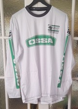 OSSA WHITE LARGE  JERSEY TRIALS MOTOCROSS ENDURO