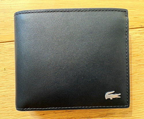 Lacoste men black - black, bifold