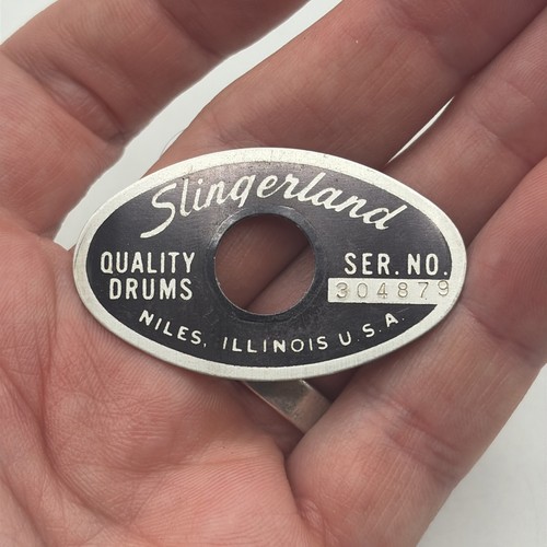 Slingerland black silver - slingerland, oval