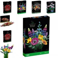 LEGO Wildflower Bouquet Set Artificial Flowers with Poppies Home Décor Gifts NEW