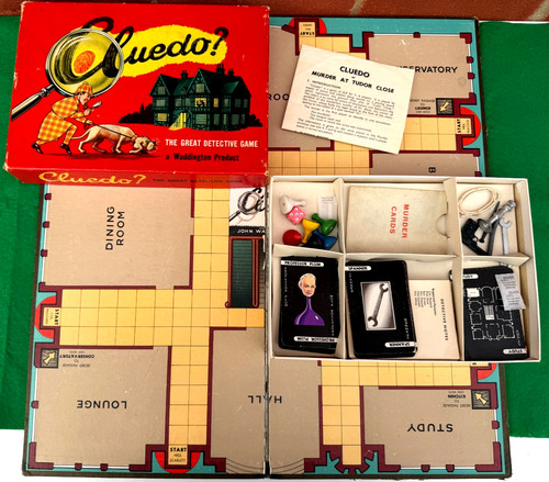 Vintage cluedo waddingtons - cluedo,
