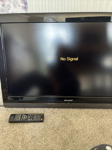 Sharp and remote - tv,