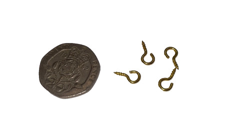 Dolls house small hooks 4 - dolls,