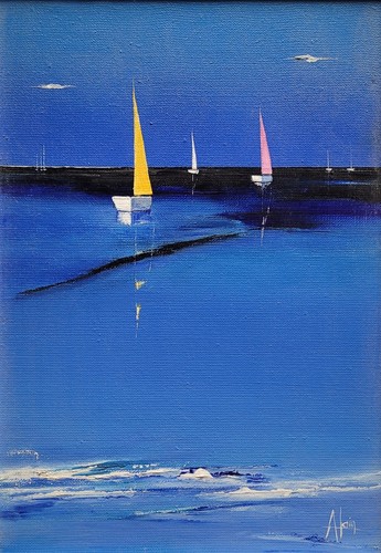 French maritime oil yachts - french, at