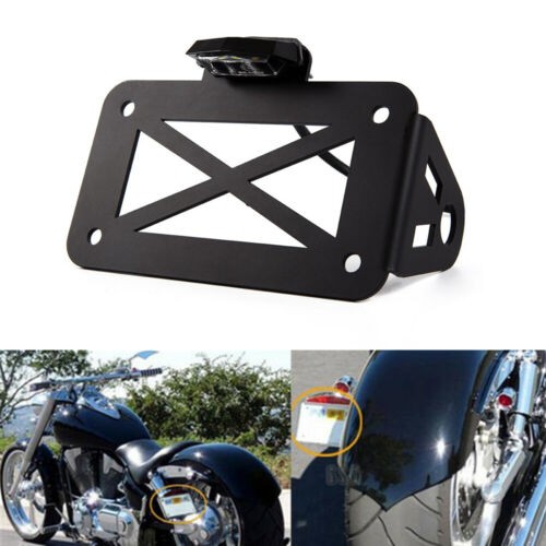 Left side mount - left, license