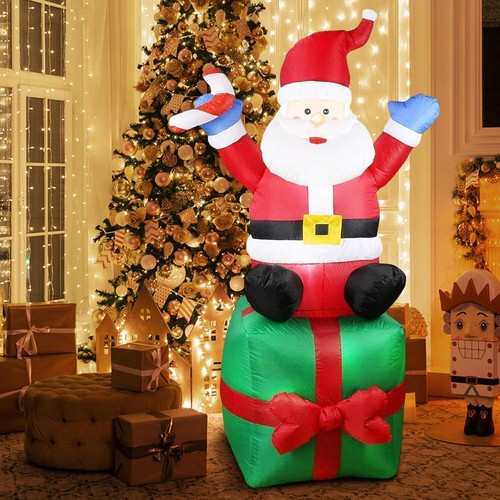 6ft christmas inflatable santa - 6ft,