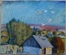 Ukrainian Soviet Oil Painting